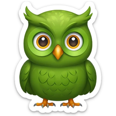 Duolingo Owl sticker