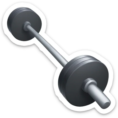 Barbell sticker