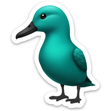 Teal sticker