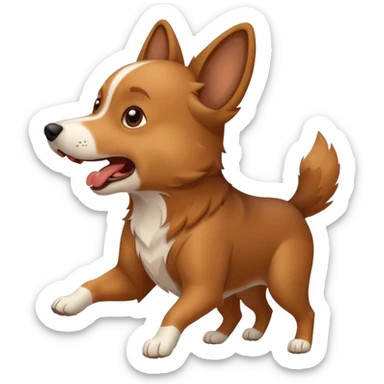 Annoying dog barking sticker