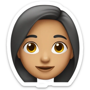 Chilean girl in love sticker