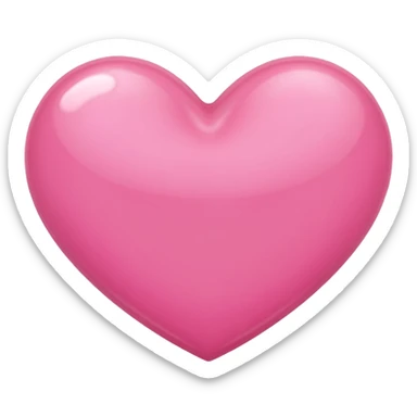 corazón rosa  sticker