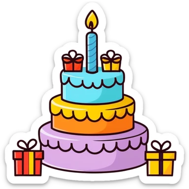Happy Birthday  sticker
