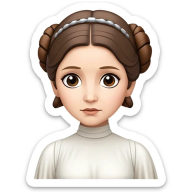 Princess Leia from Star Wars sticker