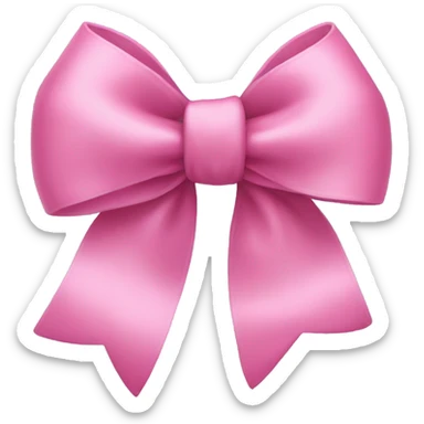 Pink bow  sticker