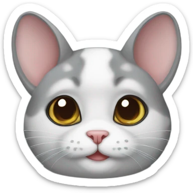 chinchilla cat sticker