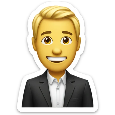 haha jokes on you sticker