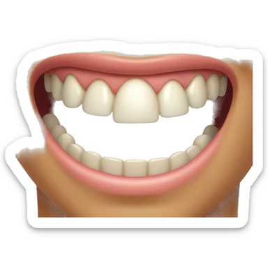 gap teeth sticker