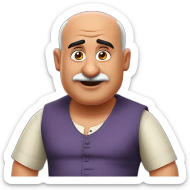 motu patlu Indian cartoon sticker