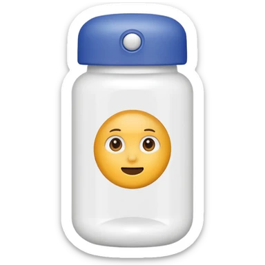Pill bottle sticker