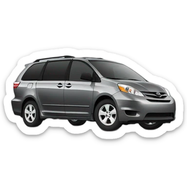 2007 toyota sienna grey sticker