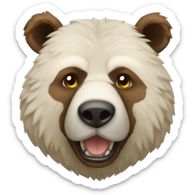 Urso nervoso sticker