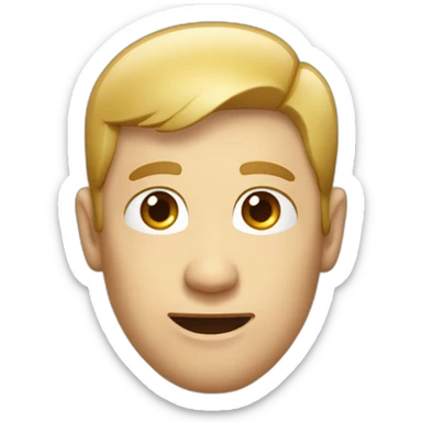 Nein mit einer Sprechblase über den Kopf sticker