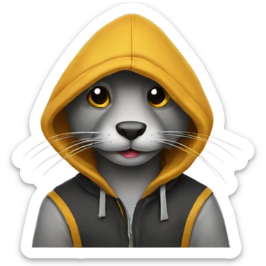 Hood rat emoji sticker