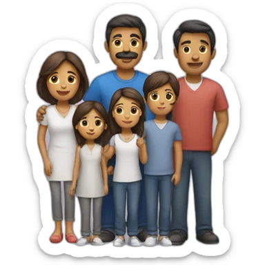 familia unida sticker