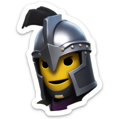 Joueur fortnite skin chevalier noir sticker