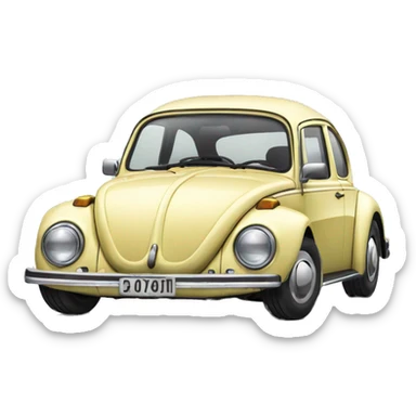volkswagen beetle sticker