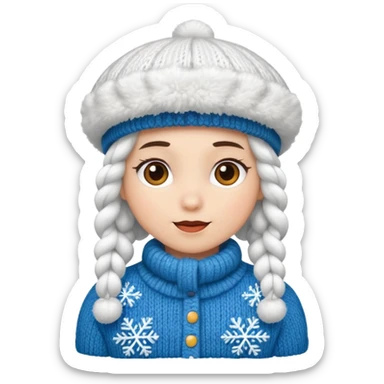 snow beret sticker