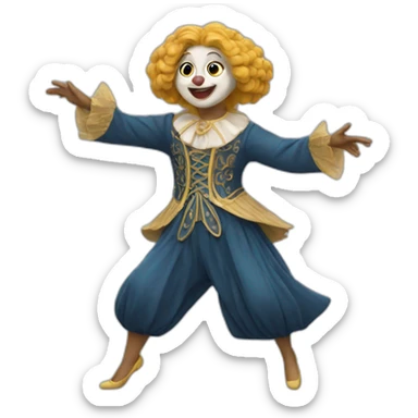 une chouette qui dance sticker