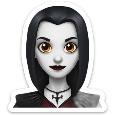 goth vampire sticker