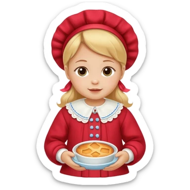 baby girl traditional dutch baby clothes sticker