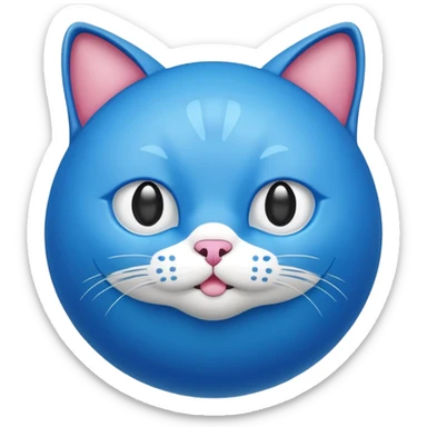 gumball cat blue sticker