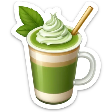 Matcha sticker