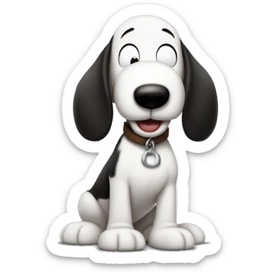 Snoopy from Charlie Brown sticker