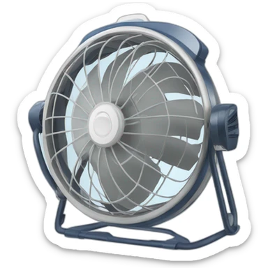 ventilador dos aspas alto sticker