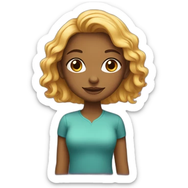 Girl with a name “Vera” sticker