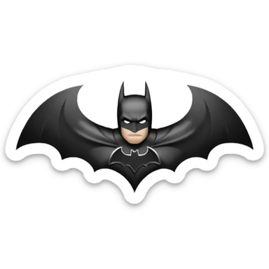 Nolan's batman logo sticker