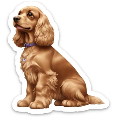 Cocker spaniel sticker