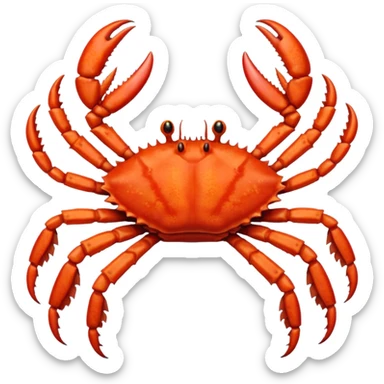 Female Alaska king crab  sticker