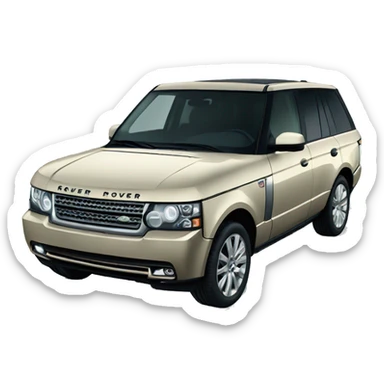 Range rover sticker
