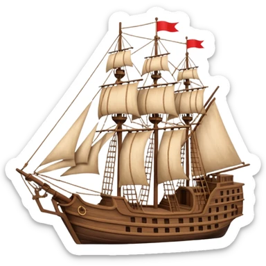 Santa Maria ship sticker