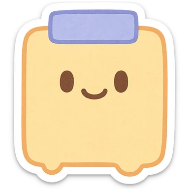 pastel watercolor sticky note, soft kawaii style, Japanese stationery, full body, no face, no hands, no legs, no character expression sticker