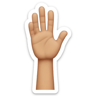 Mikey Mouse hand sticker