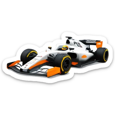 F1 McLaren 2024 sticker