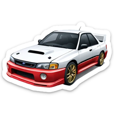 subaru GC8 STI sticker