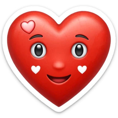 Emoji con el corazón flechado sticker