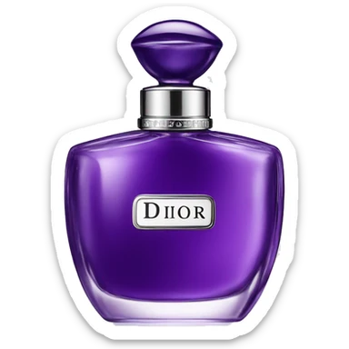 Purple Dior perfume  sticker