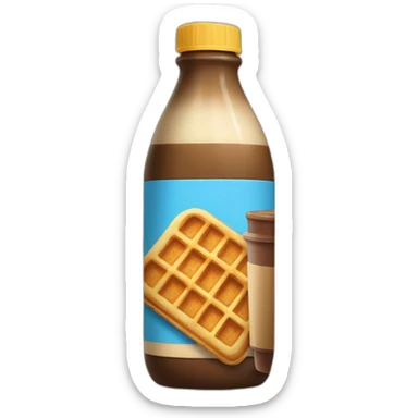 Blue bottle coffee and a waffle sticker