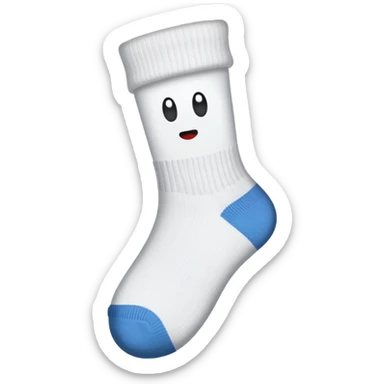 Sock with a hole  sticker