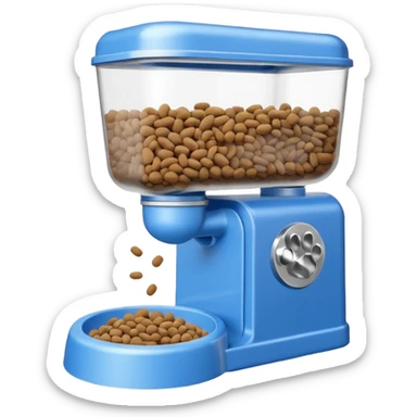 dog food dispenser sticker