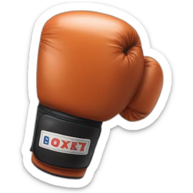 Chat avec des gants de boxe sticker