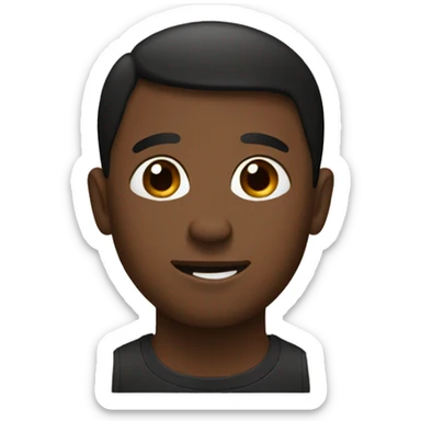 Small black and brown Dotson sticker