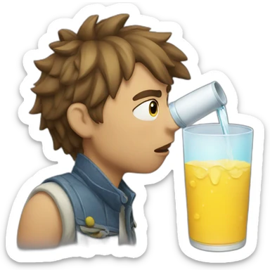 Thirsty  sticker
