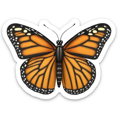 Monarch butterfly  sticker