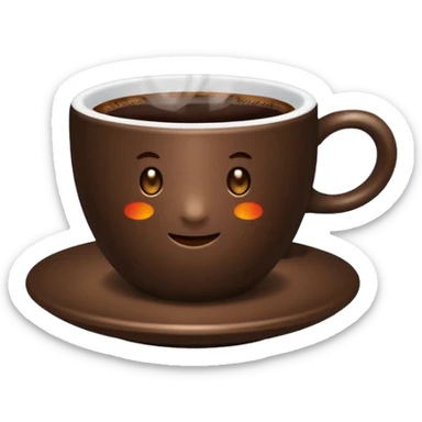 Kahve emeoji sticker