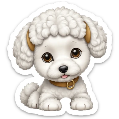 bichon sticker
